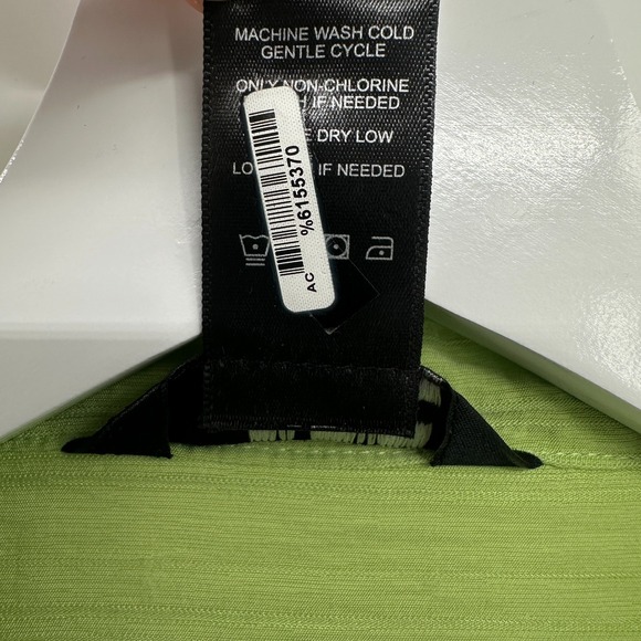 Ali Miles Tunic Top Shirt Size 1X Crinkle Button Up Crochet Artsy Boho Statement - Picture 15 of 16